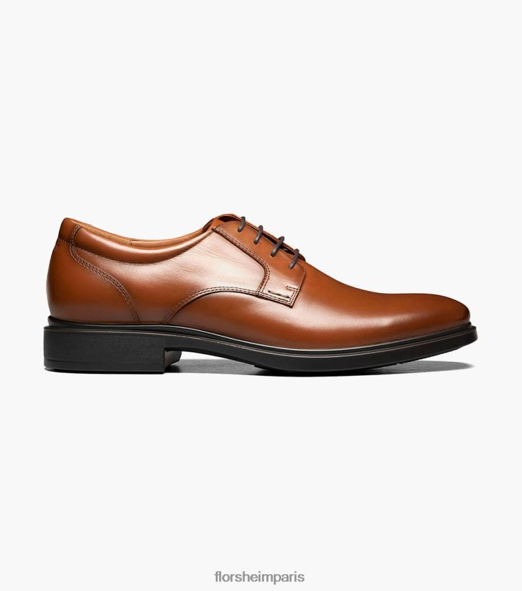 Prévisions oxford imperméable à bout uni Florsheim Hommes TBZJJL192 chaussure Cognac
