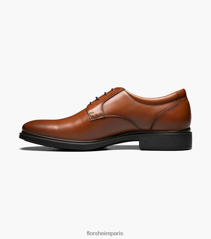 Prévisions oxford imperméable à bout uni Florsheim Hommes TBZJJL192 chaussure Cognac