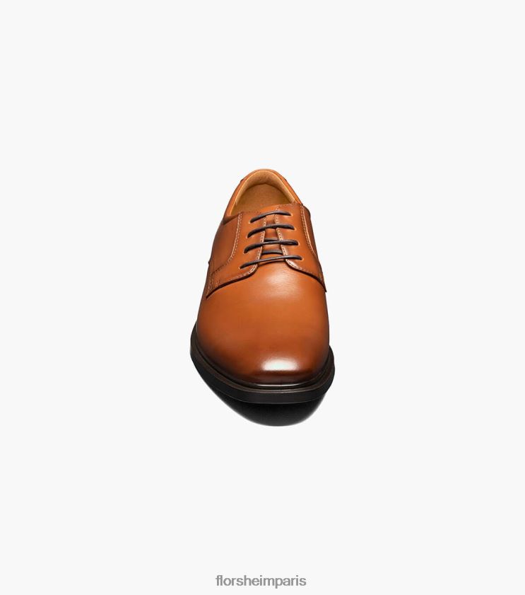 Prévisions oxford imperméable à bout uni Florsheim Hommes TBZJJL192 chaussure Cognac