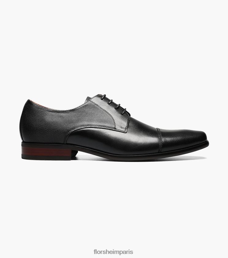 angelo oxford à bout droit Florsheim Hommes TBZJJL67 chaussure noir