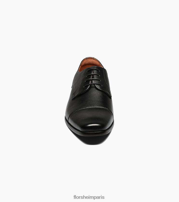 angelo oxford à bout droit Florsheim Hommes TBZJJL67 chaussure noir