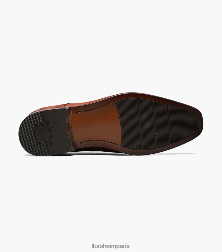angelo oxford à bout droit Florsheim Hommes TBZJJL68 chaussure Cognac