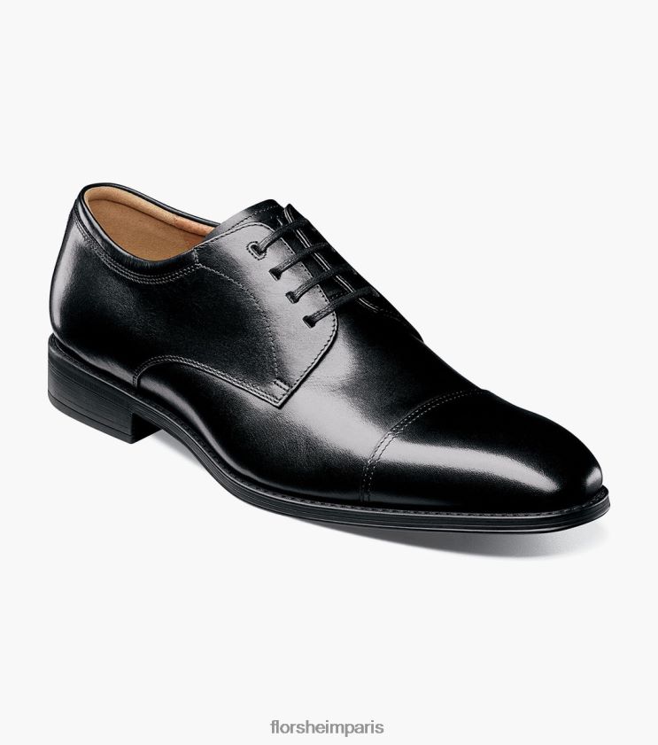 azzio oxford à bout droit Florsheim Hommes TBZJJL70 chaussure noir