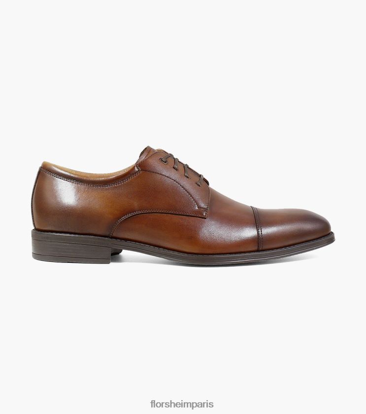 azzio oxford à bout droit Florsheim Hommes TBZJJL71 chaussure Cognac