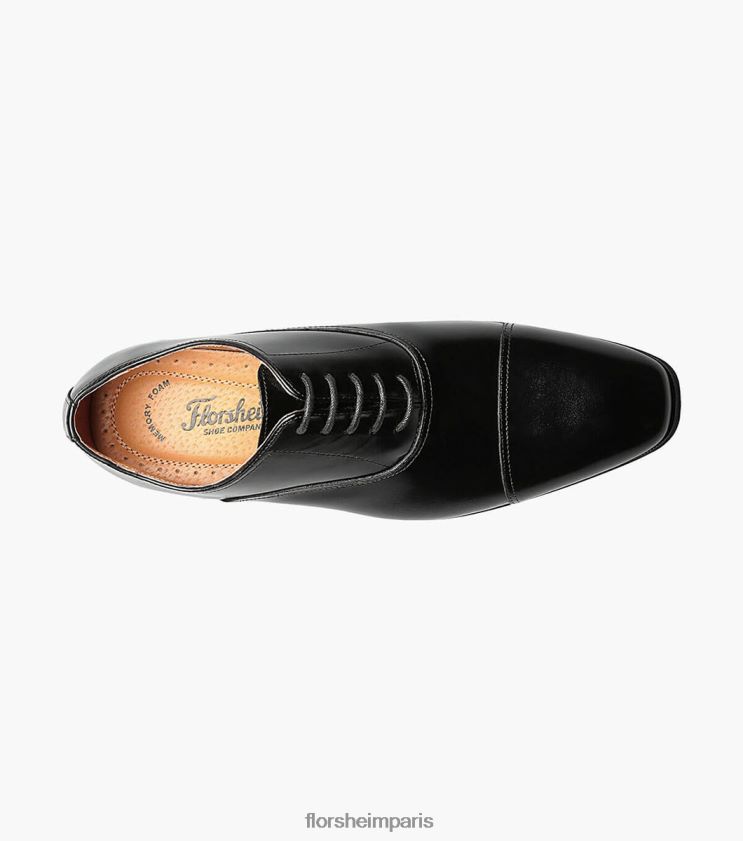 corbetta oxford à bout droit Florsheim Hommes TBZJJL134 chaussure noir
