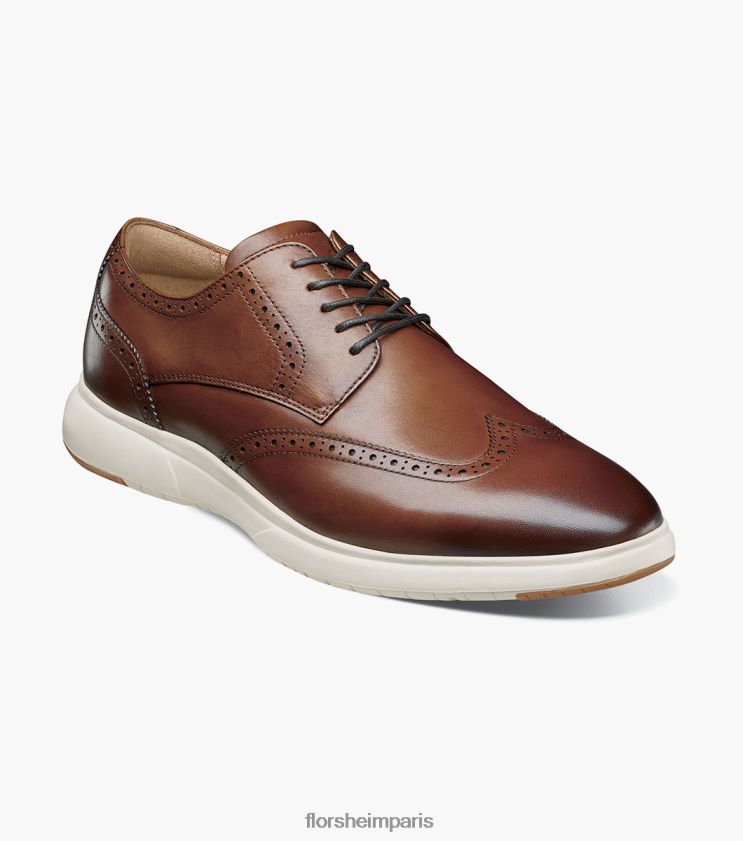dash bout d'aile oxford Florsheim Hommes TBZJJL172 chaussure multi-cognac