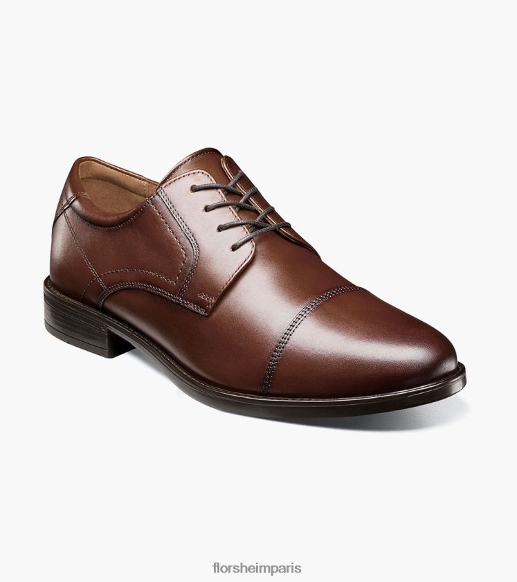 deuxième usine du centre-ville Florsheim Hommes TBZJJL671 chaussure Cognac