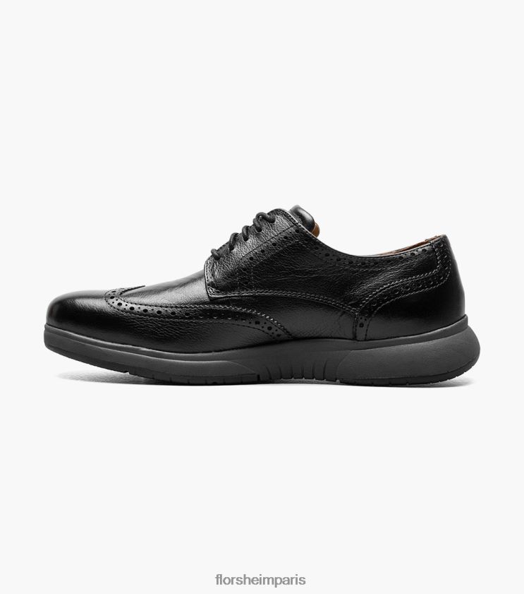 flair work bout d'acier oxford bout d'aile Florsheim Hommes TBZJJL405 chaussure noir