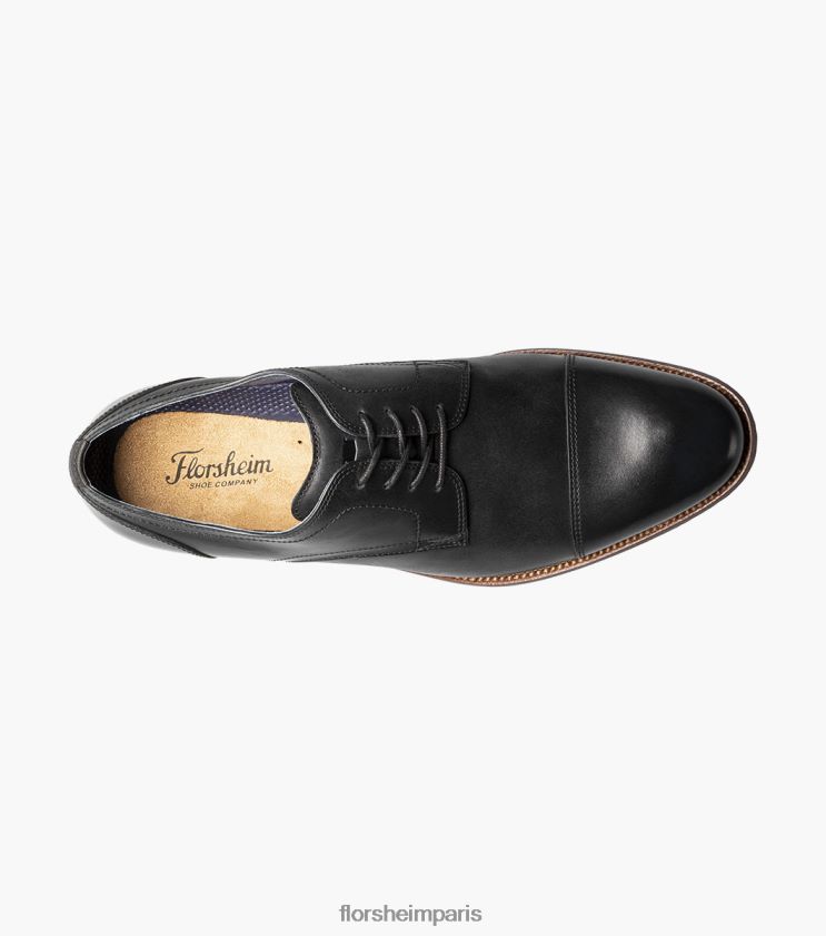 flex cap toe oxford Florsheim Hommes TBZJJL252 chaussure noir