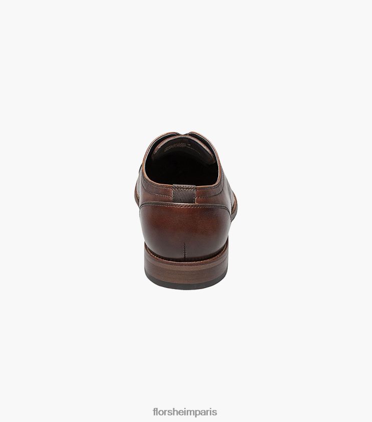 flex cap toe oxford Florsheim Hommes TBZJJL253 chaussure Cognac