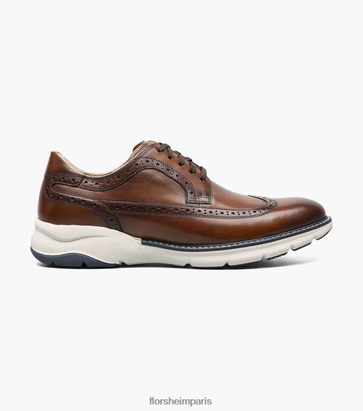 frenzi bout d'aile oxford Florsheim Hommes TBZJJL39 chaussure multi-cognac