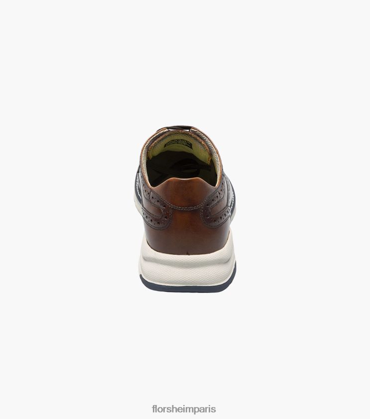 frenzi bout d'aile oxford Florsheim Hommes TBZJJL39 chaussure multi-cognac