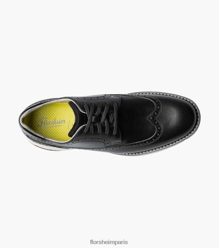 frenzi bout d'aile oxford Florsheim Hommes TBZJJL41 chaussure noir