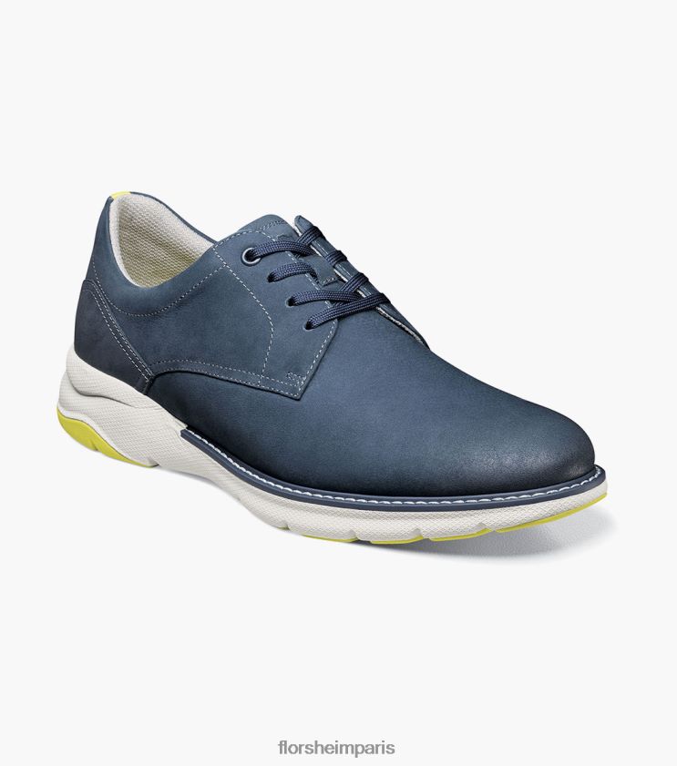 frenzi oxford à bout uni Florsheim Hommes TBZJJL44 chaussure nubuck marine