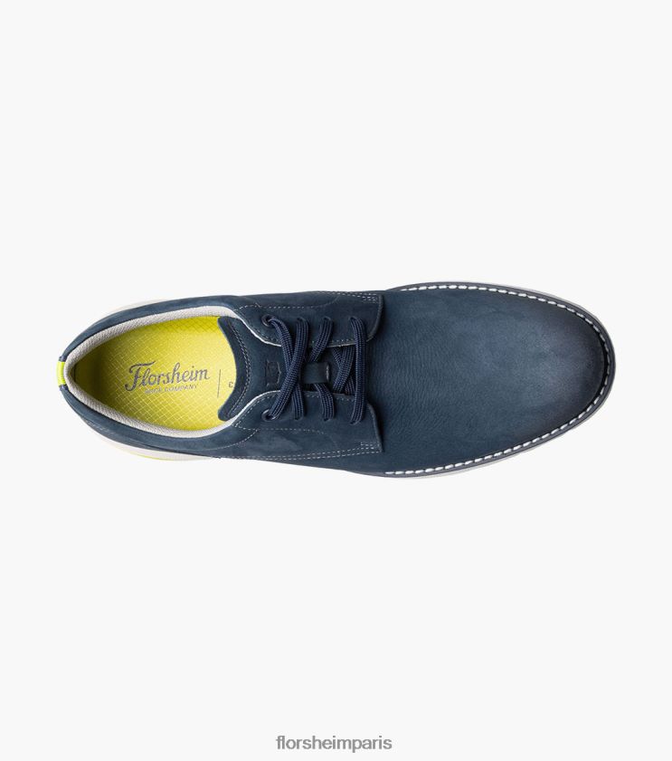 frenzi oxford à bout uni Florsheim Hommes TBZJJL44 chaussure nubuck marine