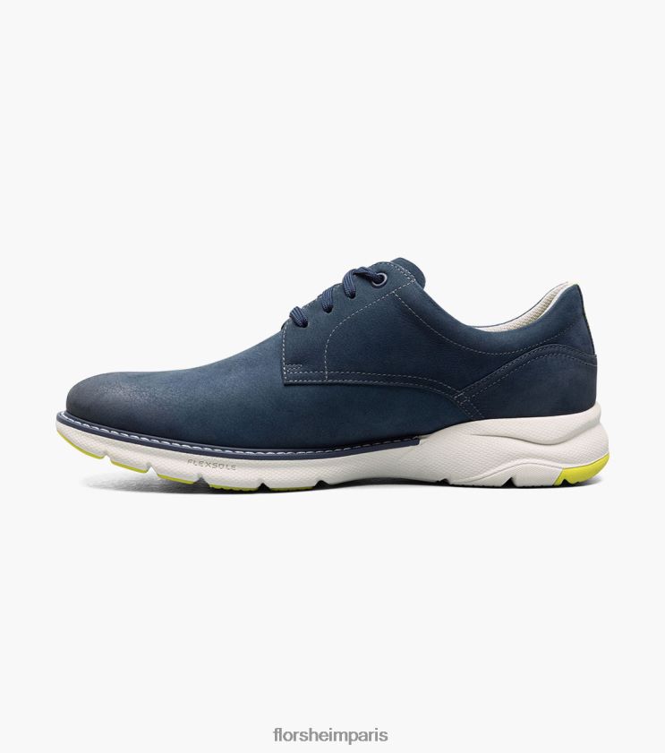 frenzi oxford à bout uni Florsheim Hommes TBZJJL44 chaussure nubuck marine