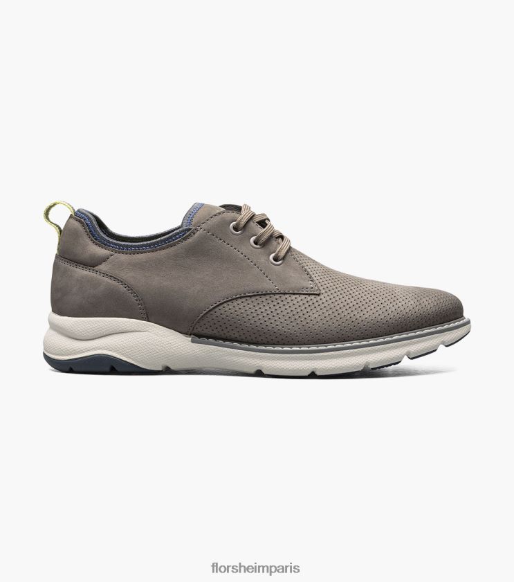 frenzi perf orteil oxford Florsheim Hommes TBZJJL33 chaussure gris