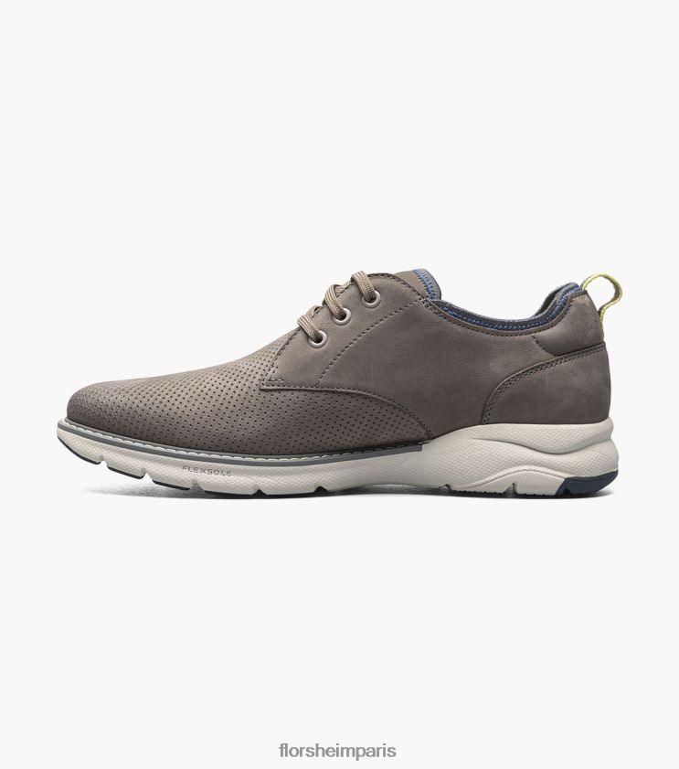 frenzi perf orteil oxford Florsheim Hommes TBZJJL33 chaussure gris