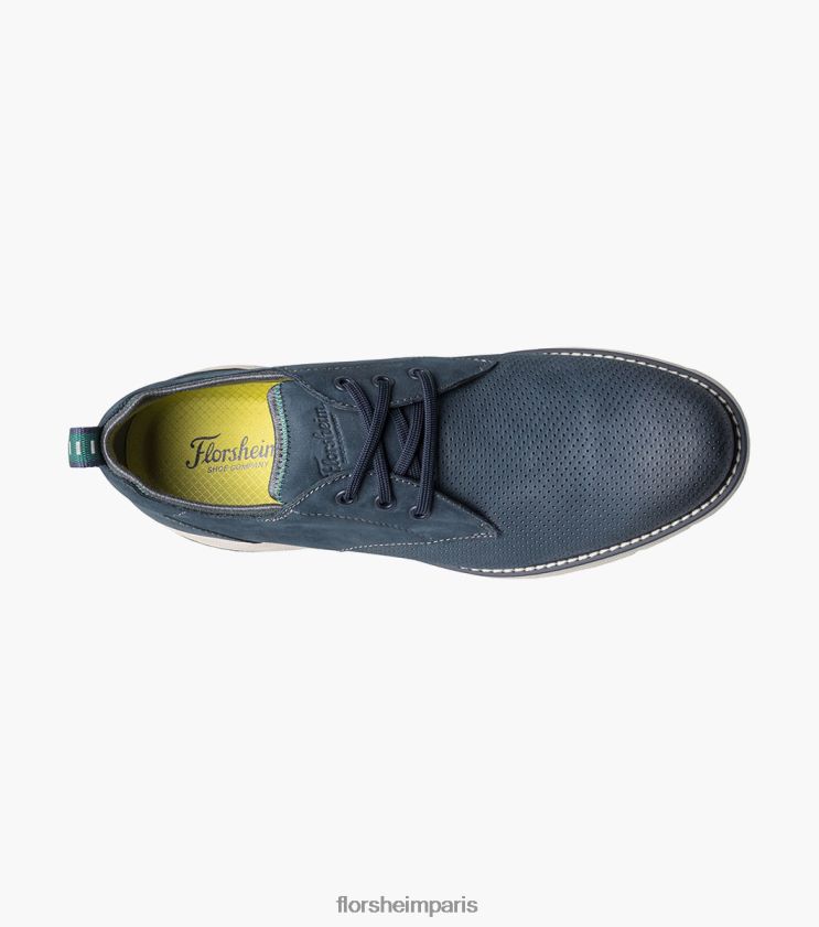 frenzi perf orteil oxford Florsheim Hommes TBZJJL35 chaussure nubuck marine