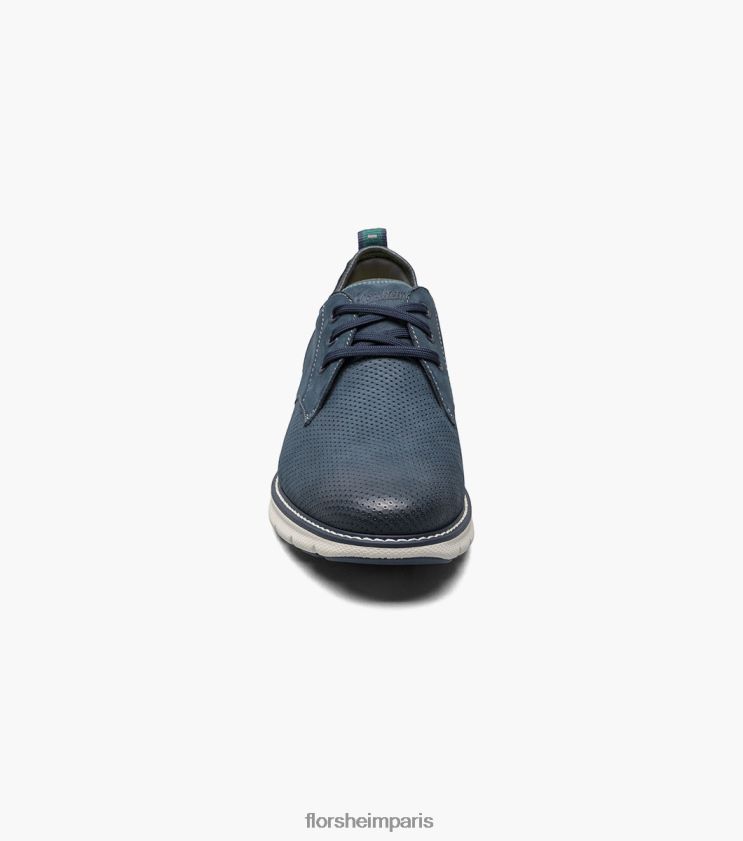frenzi perf orteil oxford Florsheim Hommes TBZJJL35 chaussure nubuck marine