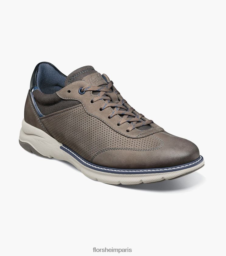 frenzi t-toe oxford Florsheim Hommes TBZJJL36 chaussure gris