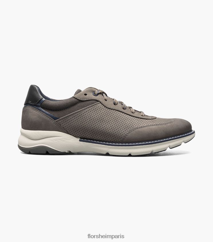 frenzi t-toe oxford Florsheim Hommes TBZJJL36 chaussure gris