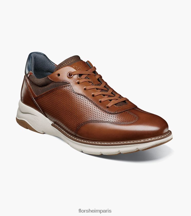 frenzi t-toe oxford Florsheim Hommes TBZJJL37 chaussure Cognac