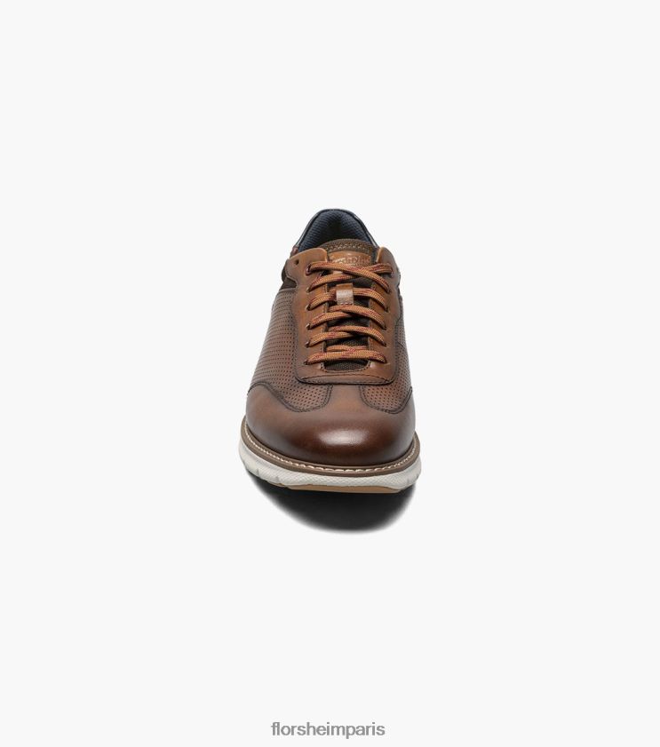 frenzi t-toe oxford Florsheim Hommes TBZJJL37 chaussure Cognac
