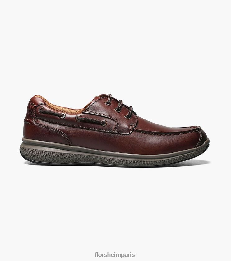 grand lacs moc toe oxford Florsheim Hommes TBZJJL355 chaussure brun