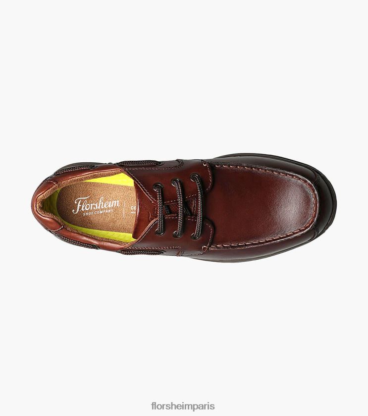 grand lacs moc toe oxford Florsheim Hommes TBZJJL355 chaussure brun