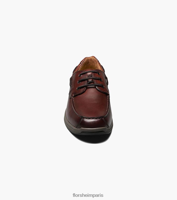 grand lacs moc toe oxford Florsheim Hommes TBZJJL355 chaussure brun