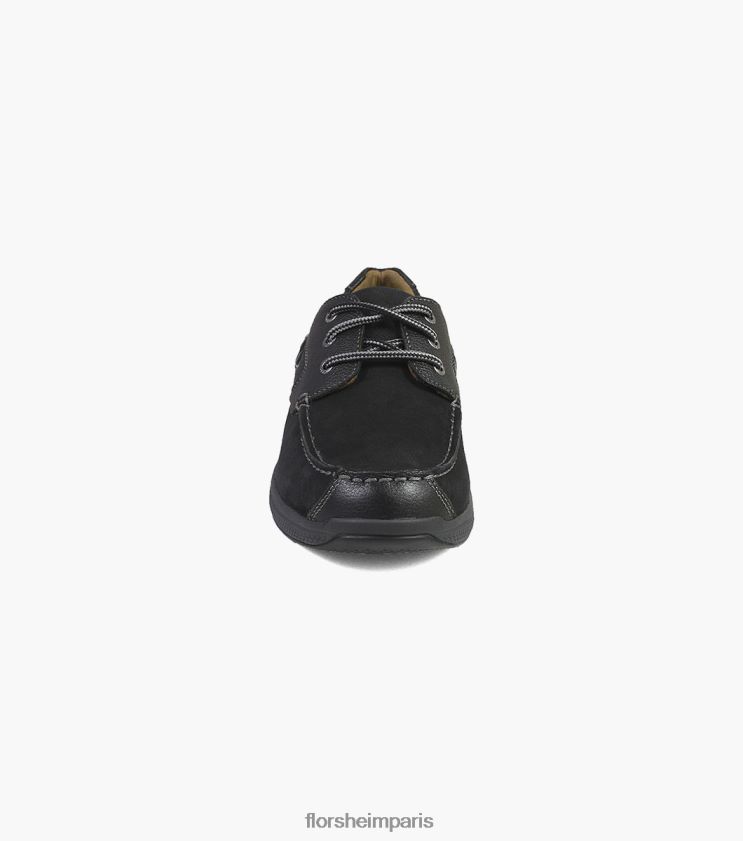 grand lacs moc toe oxford Florsheim Hommes TBZJJL356 chaussure ch noir