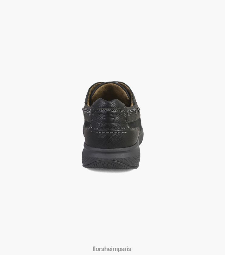grand lacs moc toe oxford Florsheim Hommes TBZJJL356 chaussure ch noir