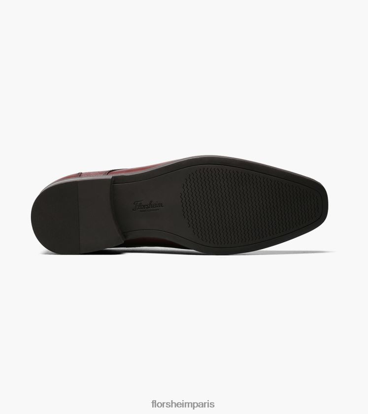 jackson oxford à bout droit Florsheim Hommes TBZJJL153 chaussure Bourgogne