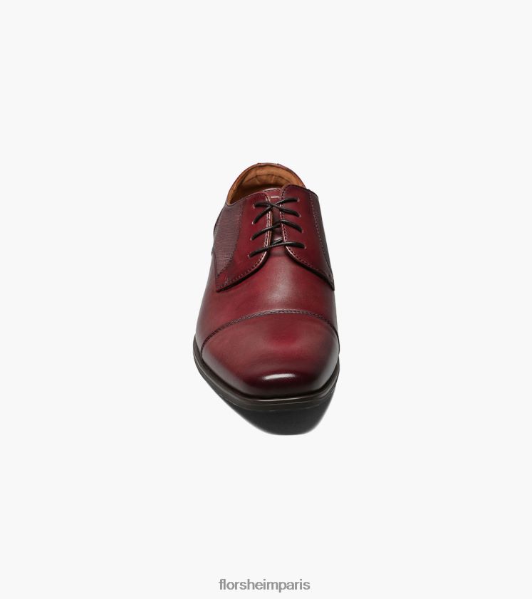 jackson oxford à bout droit Florsheim Hommes TBZJJL153 chaussure Bourgogne