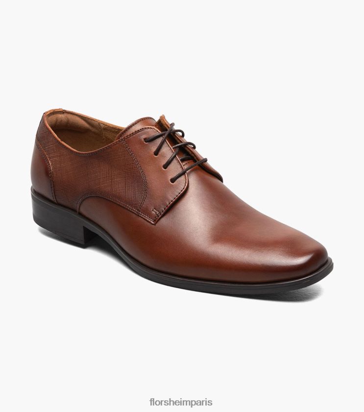 jackson oxford à bout uni Florsheim Hommes TBZJJL150 chaussure Cognac
