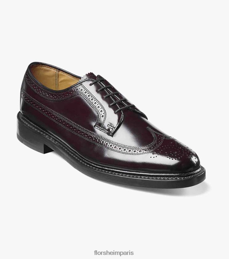 kenmoor bout d'aile oxford Florsheim Hommes TBZJJL136 chaussure Bourgogne