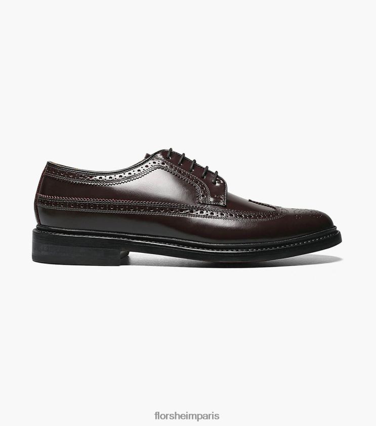 kenmoor bout d'aile oxford Florsheim Hommes TBZJJL136 chaussure Bourgogne