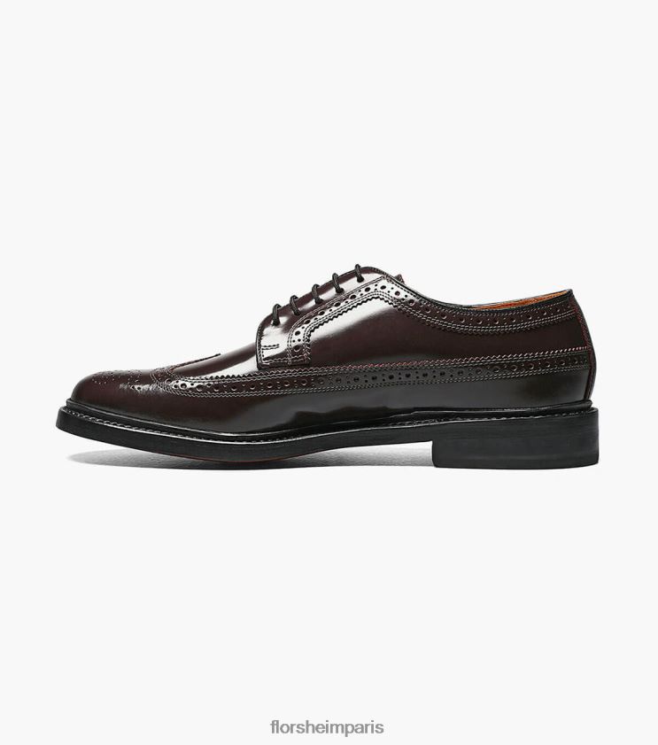 kenmoor bout d'aile oxford Florsheim Hommes TBZJJL136 chaussure Bourgogne