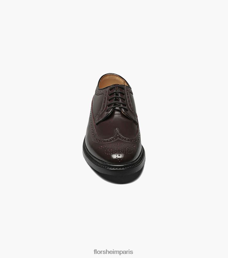 kenmoor bout d'aile oxford Florsheim Hommes TBZJJL136 chaussure Bourgogne