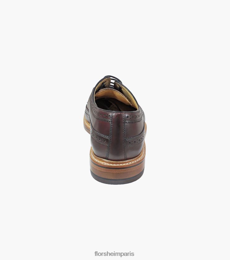 kenmoor ii bout d'aile oxford Florsheim Hommes TBZJJL139 chaussure Bourgogne