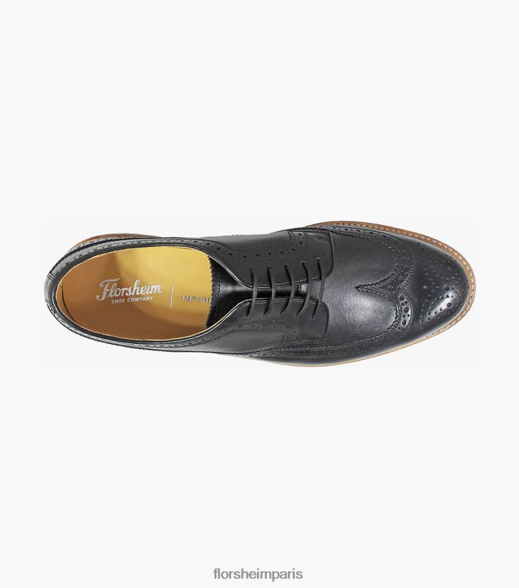 kenmoor ii bout d'aile oxford Florsheim Hommes TBZJJL140 chaussure noir