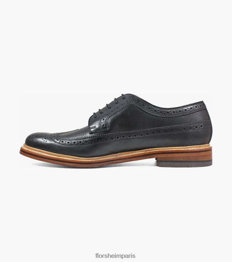 kenmoor ii bout d'aile oxford Florsheim Hommes TBZJJL140 chaussure noir