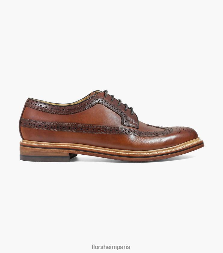 kenmoor ii bout d'aile oxford Florsheim Hommes TBZJJL141 chaussure Cognac
