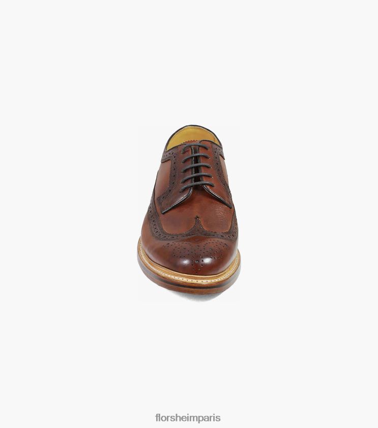 kenmoor ii bout d'aile oxford Florsheim Hommes TBZJJL141 chaussure Cognac
