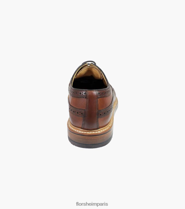 kenmoor ii bout d'aile oxford Florsheim Hommes TBZJJL141 chaussure Cognac