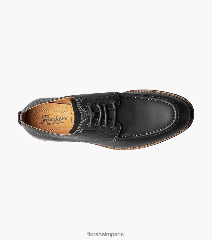 lodge moc toe oxford Florsheim Hommes TBZJJL217 chaussure ch noir