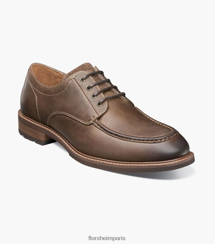 lodge moc toe oxford Florsheim Hommes TBZJJL218 chaussure ch marron