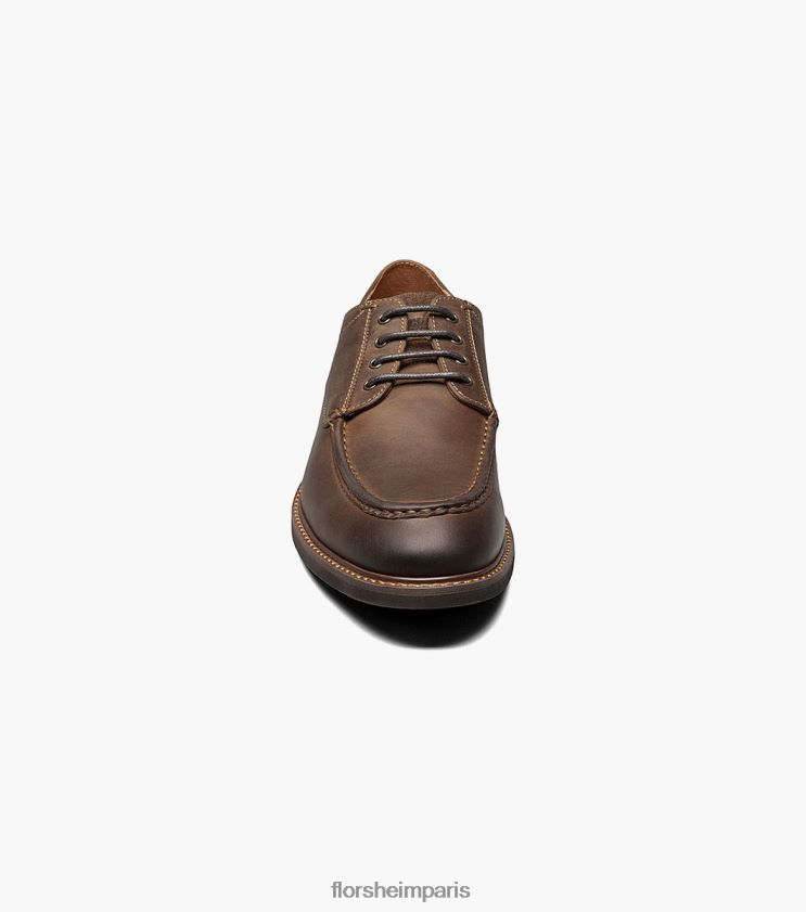 lodge moc toe oxford Florsheim Hommes TBZJJL218 chaussure ch marron