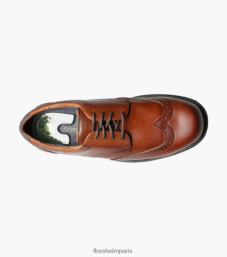 loedin work oxford bout d'acier à bout d'acier Florsheim Hommes TBZJJL414 chaussure brun